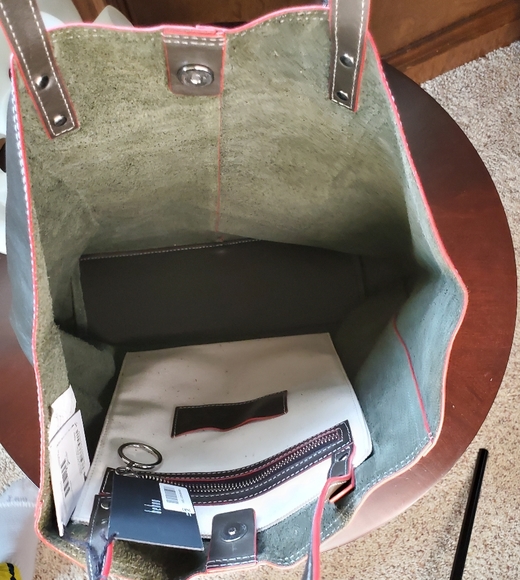 behno OLLIE REVERSIBLE TOTE Dark Green - Picture 6 of 10